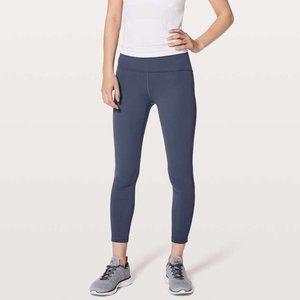 LULULEMON Train Times 7/8 Pant blue